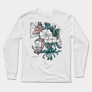 Flower Zen Tangle 2 Long Sleeve T-Shirt